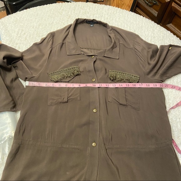 Signature studio women’s button down‎ up blouse - Picture 8 of 10